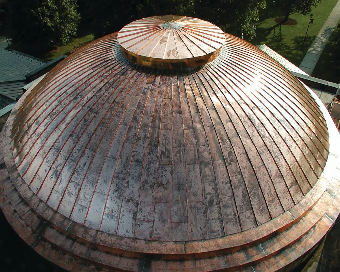 Craftsman Roofing crew installing a new roof in Downtown Trenton